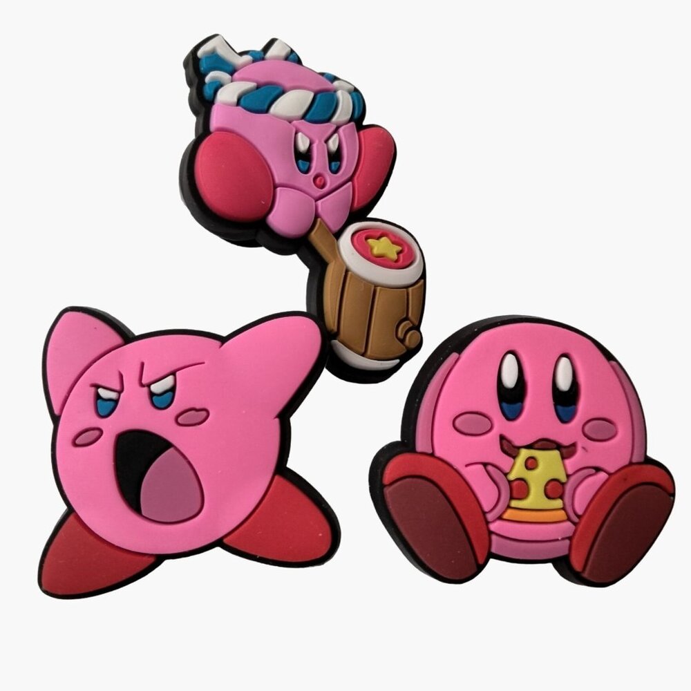 Kirbys Dreamland Shoe Charms Hammer Pizza Lot 3